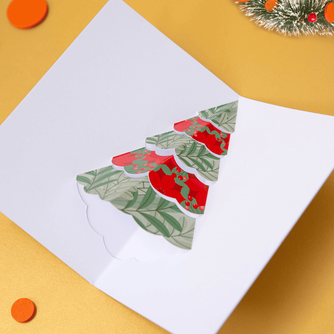 Biglietto pop-up di Natale