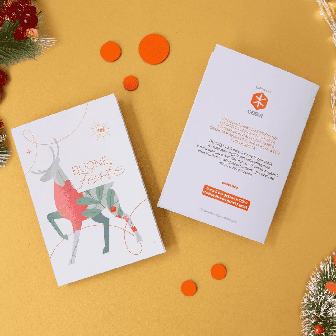 Biglietto pop-up di Natale