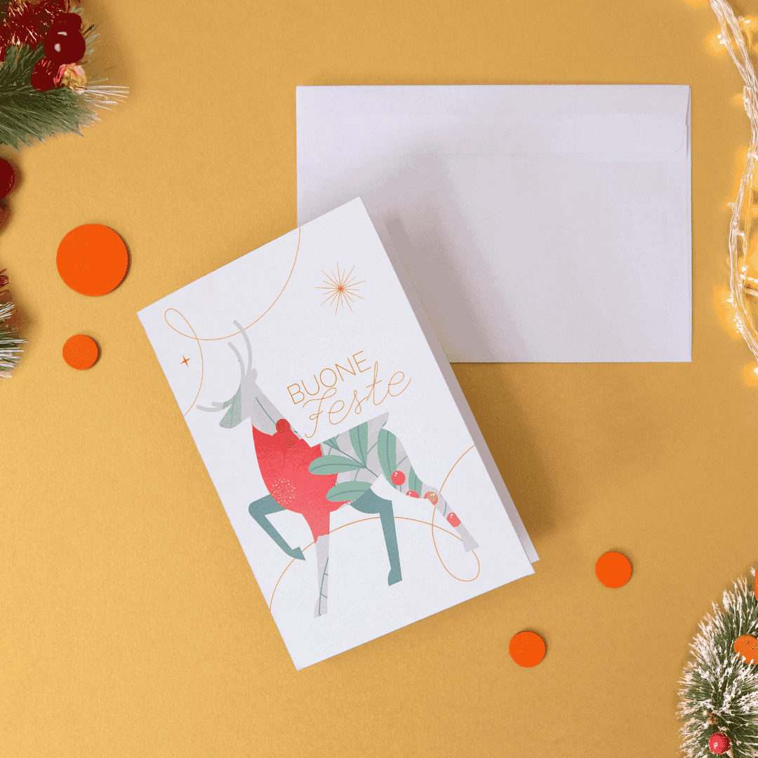 Biglietto pop-up di Natale