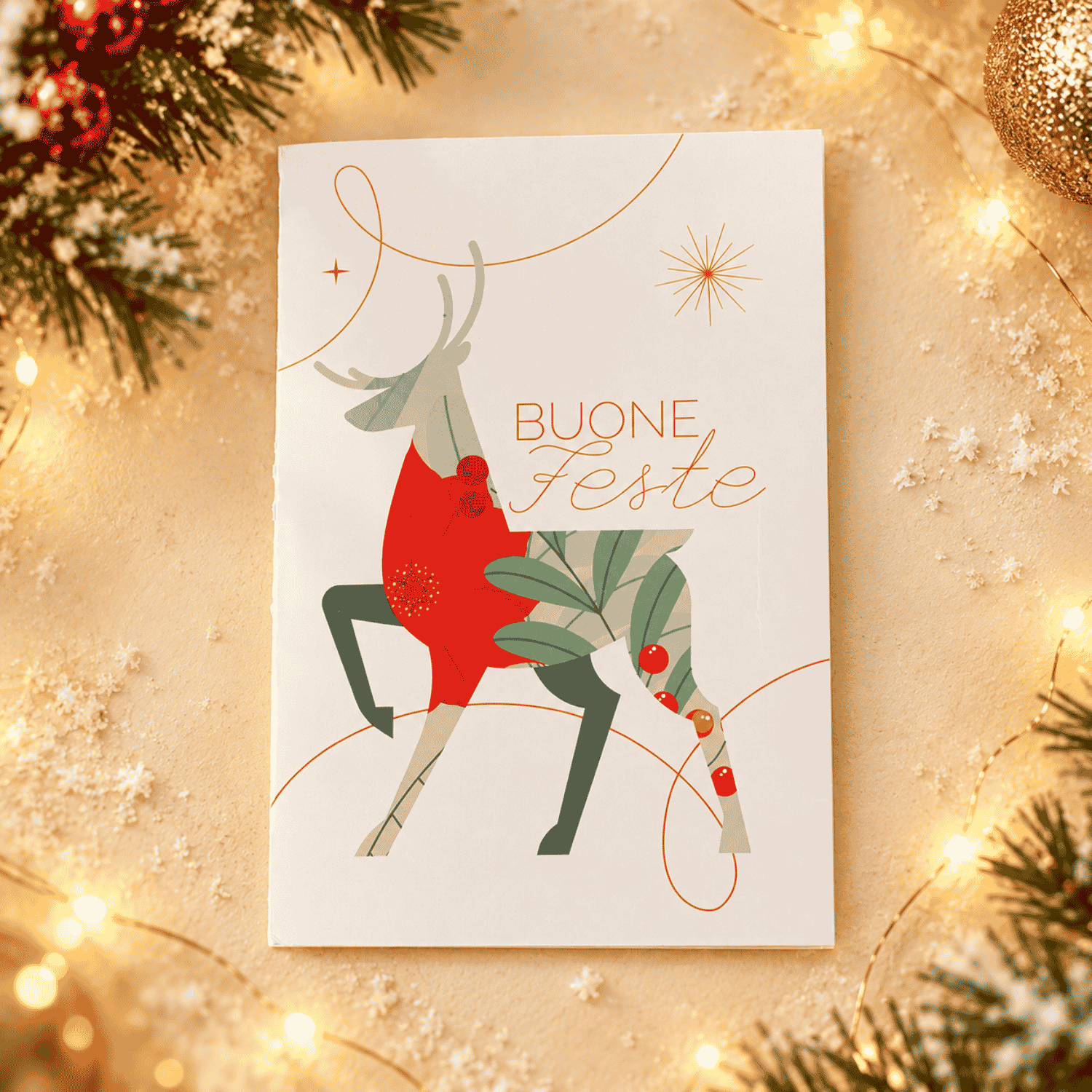 Biglietto pop-up di Natale