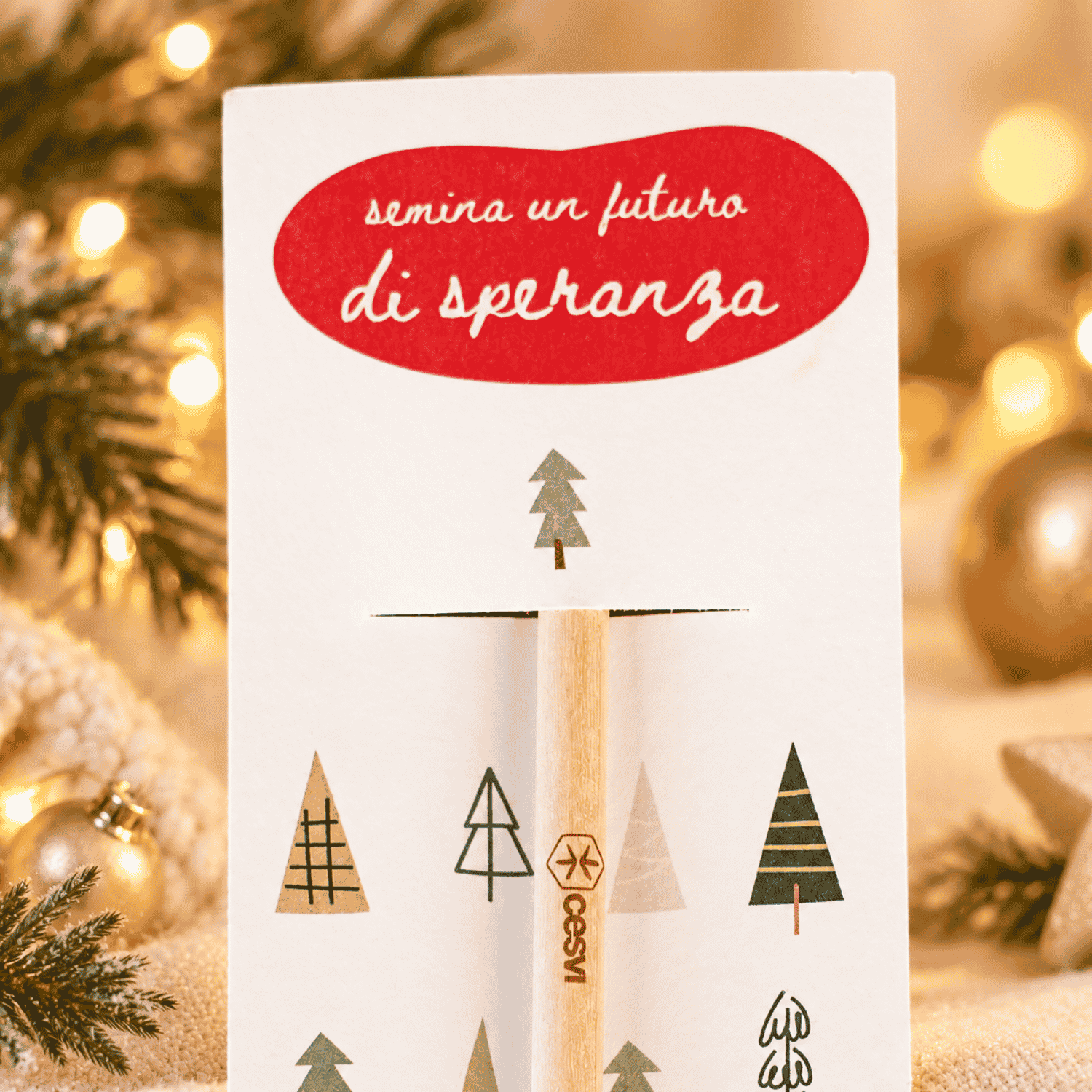 Matita piantabile Natale | Abete rosso